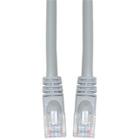 AISH Cat5e Gray Ethernet Patch Cable Snagless Molded Boot 15 foot AI195980